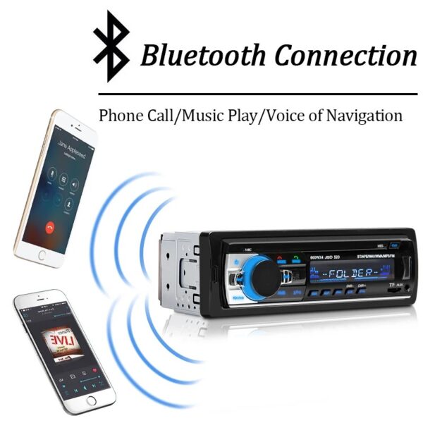 Radio Mp3 1Din 60Wx4 Bluetooth - Imagen 2