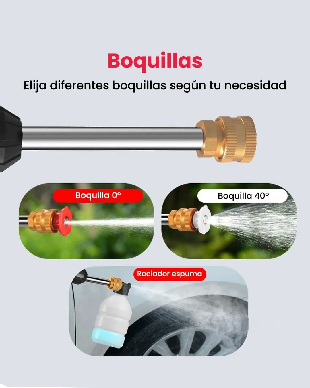 Hidrolavadora Portátil 48V 464 PSI con 2 Baterías - Imagen 5