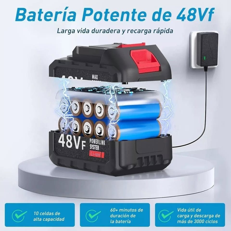 Hidrolavadora Portátil 48V 464 PSI con 2 Baterías - Imagen 8