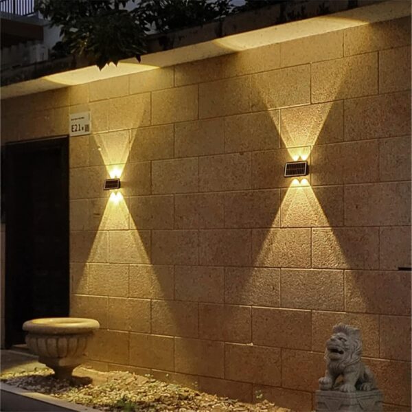 Luz Solar LED de Pared | Ilumina Gratis tu Hogar Exterior - Imagen 9