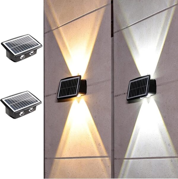 Luz Solar LED de Pared | Ilumina Gratis tu Hogar Exterior - Imagen 4
