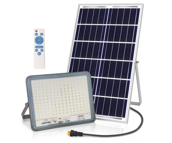 Reflector Solar 800w Lampara Led Panel Solar Control Remoto