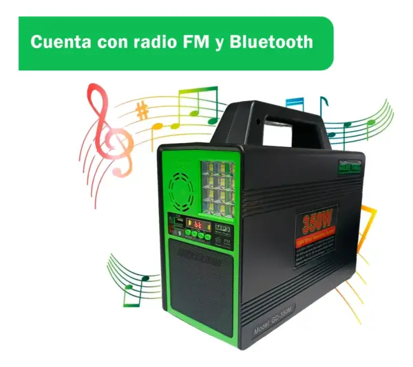 Planta Solar Generador 350W + Panel Solar - Imagen 2