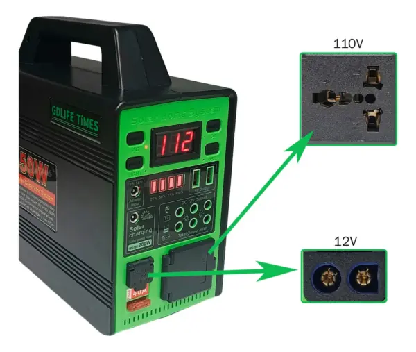 Planta Solar Generador 350W + Panel Solar - Imagen 4