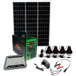 Generador Solar Batería Portátil de 350W con panel Solar de 75W Lleva la energía contigo a donde vayas con el generador solar portátil de 350W con panel solar de 75W, la solución ideal para aventureros y amantes de la vida al aire libre. Esta potente estación de energía te permite cargar desde ventiladores y laptops hasta pequeños electrodomésticos e incluso tu vehículo, sin depender de enchufes ni combustible. Su panel solar incluido garantiza una fuente de energía limpia y constante, estés en la montaña, en la playa o de campamento.