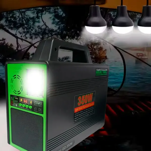 Planta Solar Generador 350W + Panel Solar - Imagen 5