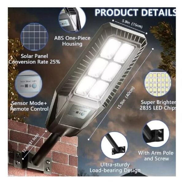 Lampara Solar 600W Cclamp CL-116 - Imagen 5