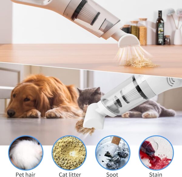🧹 Aspiradora inalambrica Portatil Auto y hogar - Imagen 9