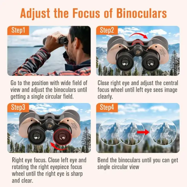 Binocular Prismáticos 20x50mm HD - Imagen 6