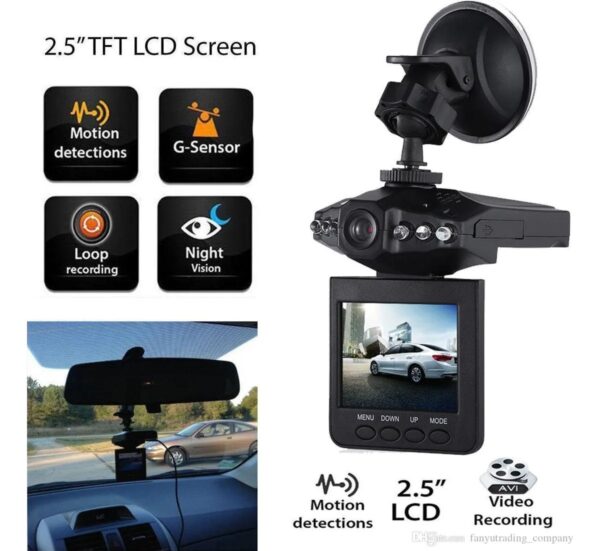Camara DVR Pantalla 2.5 720HD | Protege tu viaje en cada ruta