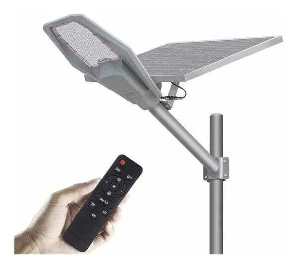 Lampara Solar Poste 400W Alumbrado Publico