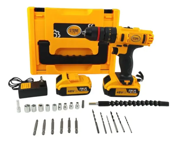 Taladro Inalámbrico Recargable 48V Percutor 1/2 - Imagen 2