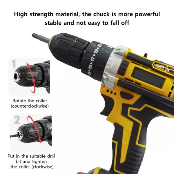 Taladro inalambrico Recargable 12V - Imagen 4
