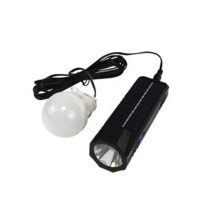 Linterna Solar Recargable + Bombillo