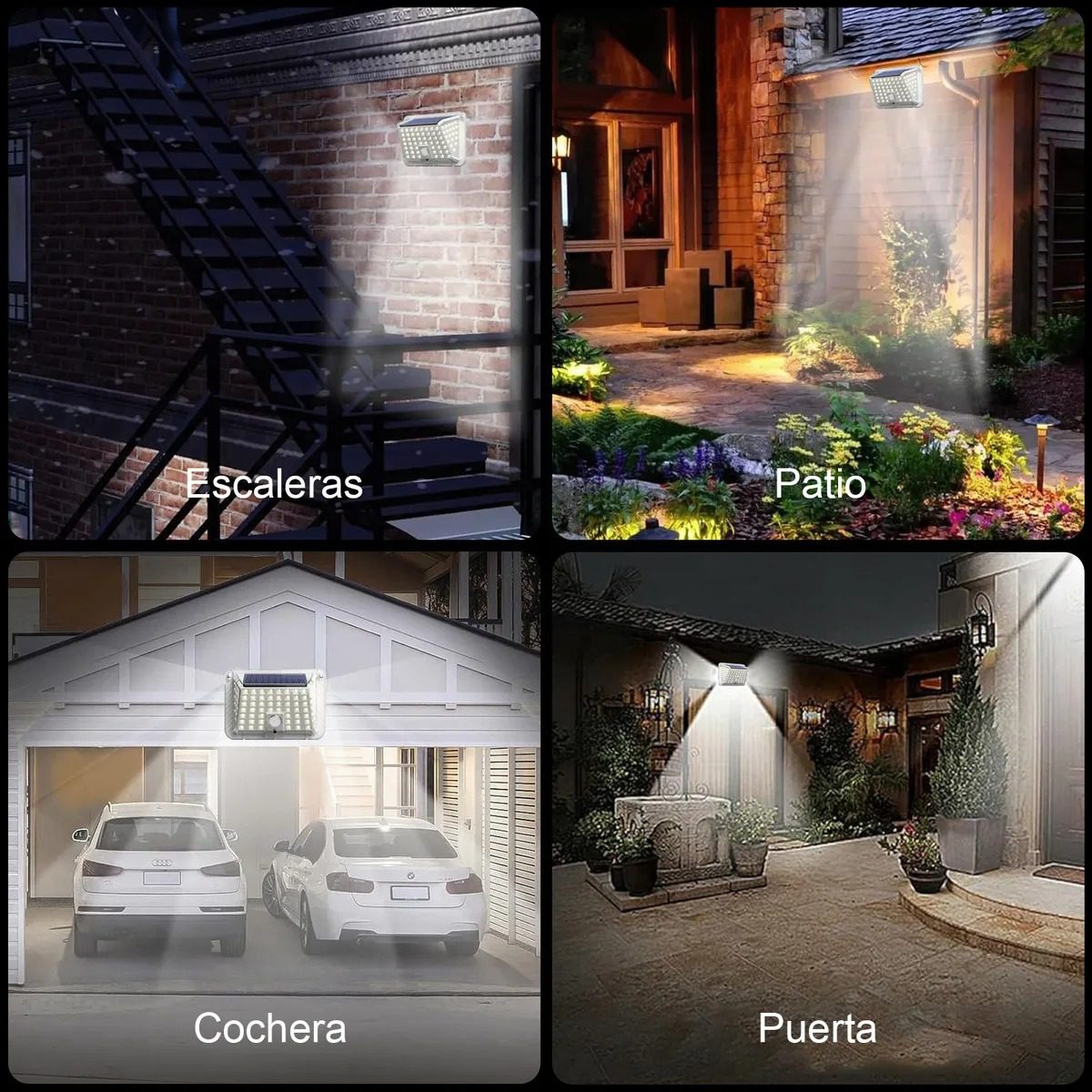 Lampara Solar 90 LED Sensor x 2 - Imagen 5