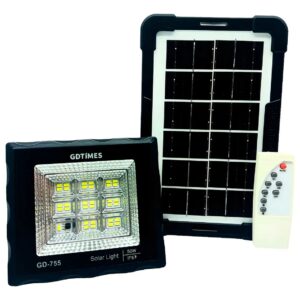 Reflector Solar LED 50W con Sensor y Control Remoto