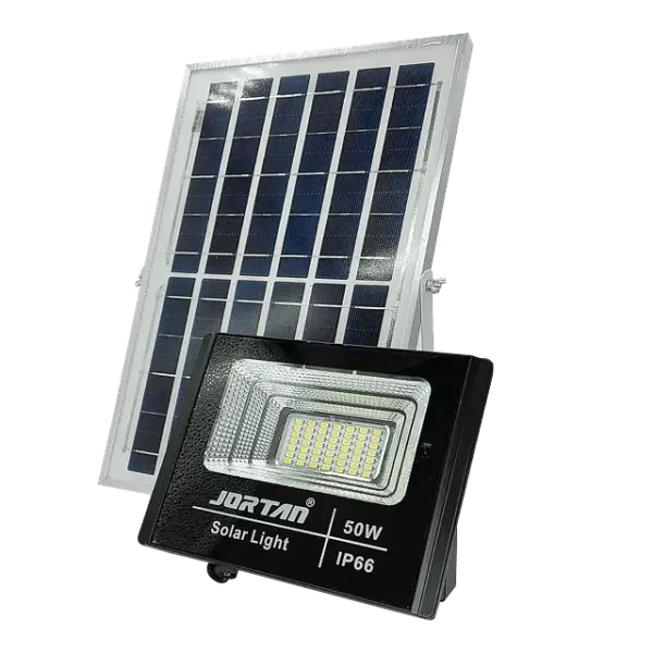 Reflector Solar LED 50W Jortan + Panel y Control
