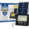 Reflector Solar Jortan 100W LED Exterior IP66 con Panel y Control Remoto