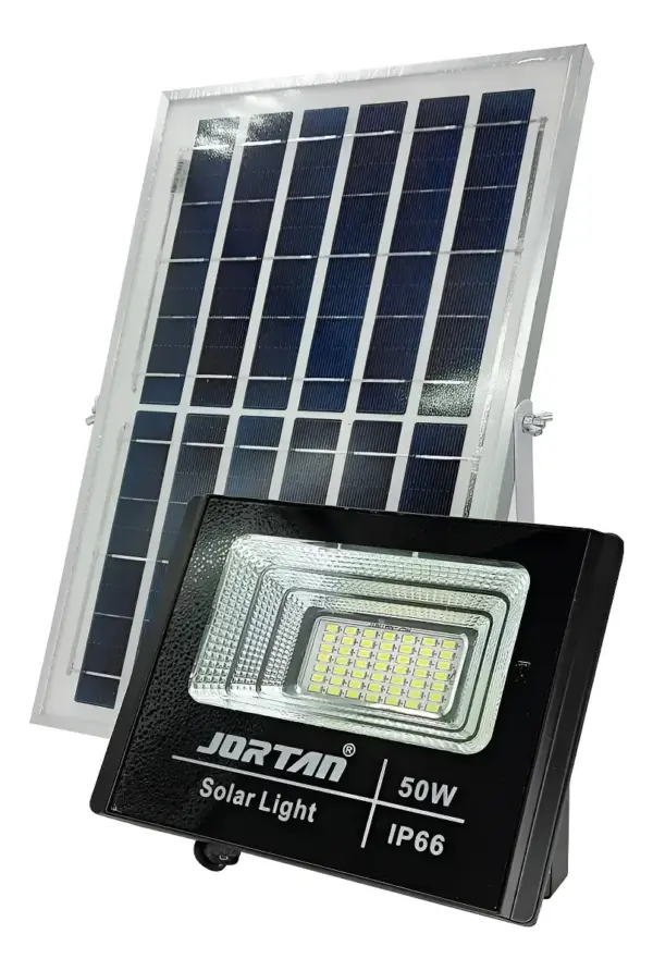 Reflector Solar LED 50W Jortan + Panel y Control