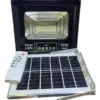 Reflector Led Panel Carga Solar 50w Control Remoto Ahorro Color De La Carcasa Negro