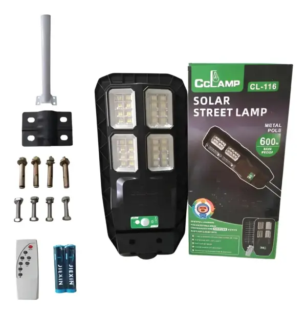 Lampara Solar Exterior Control Reflector 600 W Panel Solar