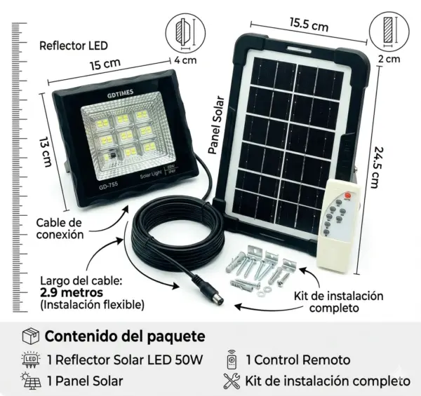 reflector solar 50watt