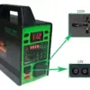 Generador Solar Portátil 350W con Panel y Bombillos