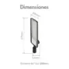 ECO-SL-06_1 Luminaria LED alumbrado Público 19.500 lúmenes