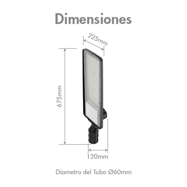 ECO-SL-06_1 Luminaria LED alumbrado Público 19.500 lúmenes