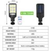 Reflector Solar LED 90W Sensor Movimiento IP67 x 2 unidades