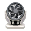 Ventilador Recargable Solar Compacto para Apagones y Camping
