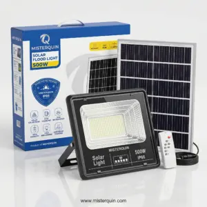 reflector solar 500W Jortan está diseñado para quienes quieren potencia, seguridad y ahorro en un solo producto.