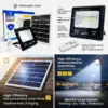 Reflector Solar LED 500W Jortan + Panel y Control