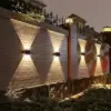 Luces solares de Pared, paquete de 4 luces solares LED