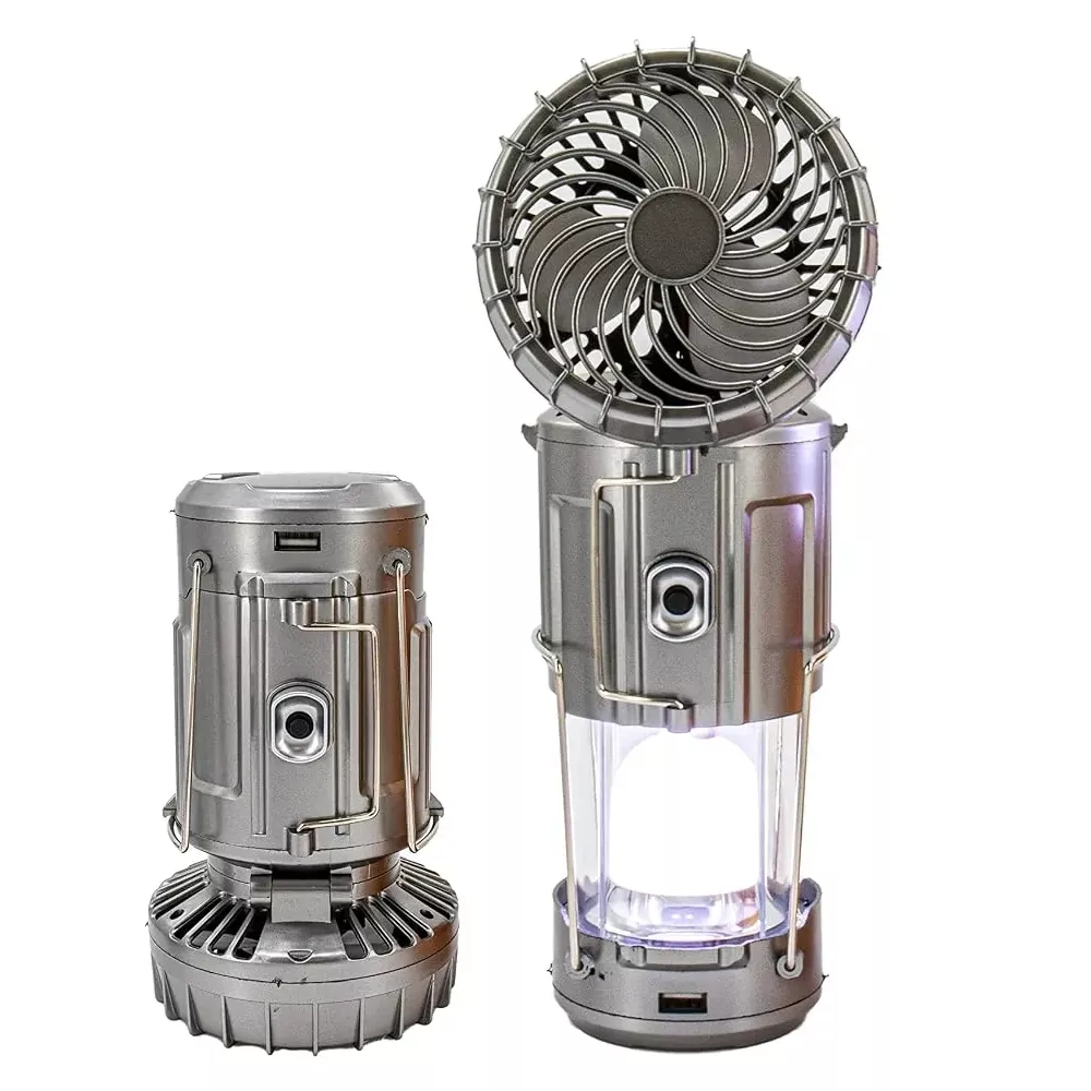 Lampara Solar + Ventilador