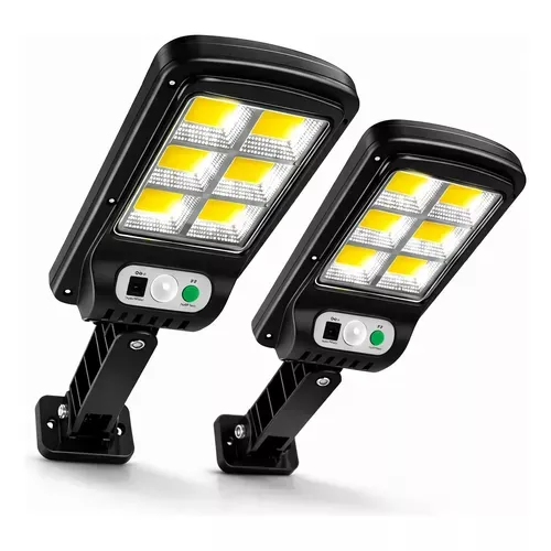 Lampara Solar LED 90W Sensor Movimiento IP67 x 2 unidades Lampara Solar LED 90W Sensor Movimiento IP67 x 2 unidades