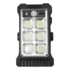 Lampara Solar Clip Iluminacion Exterior Montaje Versatil Espacios Amplios Lampara Solar Clip y Sensor de Movimiento