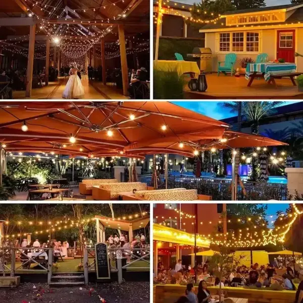 Bombillos Vintage Extension Para Exteriores Led Con Conector